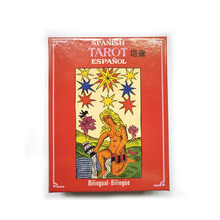 Испанская настольная игра, карты Таро, высококачественные карты, игра Таро с инструкциями по английскому/французскому/испанскому тиражу 2024 - купить недорого