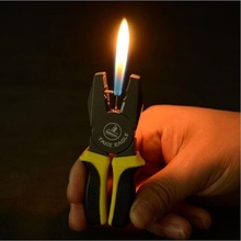 Hot Selling 1PCS Black Wire Cutters Design Light Jet Flame Windproof Cigarette Cigar Lighter New Free Shipping 2024 - buy cheap