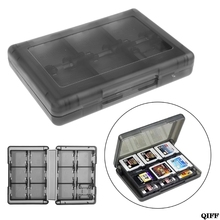 Прямая поставка и оптовая продажа, 28-в-1, черный чехол для игровой карты, держатель картриджа, коробка для хранения для Nintendo DS 3DS APR28 2024 - купить недорого