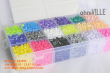 5mm Perler Beads 18 Color 5760pcs Box Set + Iron Papers~ Hama Beads, Fuse Beads ~ Guaranteed 100% Quality + Free Shipping!! 2024 - buy cheap