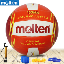 Molten-voleibol v5b1500 original, material pu de alta qualidade, tamanho oficial, vôlei 5 2024 - compre barato