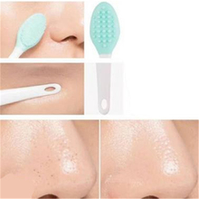 1 pc silicone escova facial limpador esfoliante removedor de cravo ferramenta de escova de nariz facial 2024 - compre barato