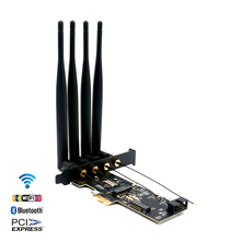 Адаптер NGFF M.2 для ПК, Wifi, ключ B и ключ A к PCIe X1, сетевая карта со слотом для SIM-карты, 5dBi, Wi-Fi антенна для модуля 3G/4G, Wi-Fi карта 2024 - купить недорого