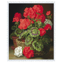 Kits de punto de cruz sin imprimir para bordado de flores, Serie de decoración del hogar, 14CT, DMC, DIY 2024 - compra barato