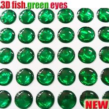 Acessórios adesivos pesca isca olhos em cada bolsa; 500 tamanhos de cor verde 2024 - compre barato