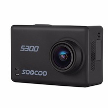 Экшн-камера Soocoo S300, 4k 30FPS, сенсорный экран 2019 дюйма, wifi, микрофон, GPS, микрофон, чехол для пульта дистанционного управления, Спортивная камера 4k, 2,35 2024 - купить недорого