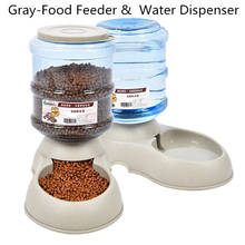 3.75L Large Plastic Automatic Pet FeederPet Water Feeder Fountain Dog Cat Water Food Dispenser BowlPet Waterer Feeder  3 Color 2024 - buy cheap
