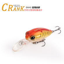 Le Fish TSURINOYA  Artificial Bait Hard Lure Fishing Tackle DW40 32mm 2.7g MINI Crank Minnow Bait Depth 1.8m Floating 2024 - buy cheap