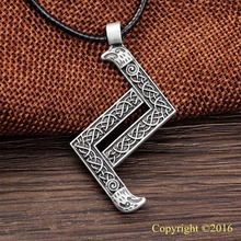 LANGHONG 1pcs Elder Futhark Rune Pendant Necklace JERA Rune Yggdrasil Viking Amulet Runic Nordic Pendant Talisman Necklace 2024 - buy cheap