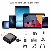 Адаптер для передачи данных Haweel USB Type-C папа-USB 2,0 мама OTG, для Galaxy / LG / Huawei и других смартфонов 2024 - купить недорого