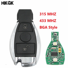 Llave remota inteligente de 2 botones, mando sin llave para Mercedes Benz después de 2000 + NEC y BGA, reemplaza el Chip NEC 315mhz/433mhz 2024 - compra barato