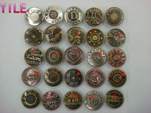 50pcs 17mm mixed  Metal Jeans button  Metal NO-SEW Replacement Button 20mm For Jeans/Denim-shirts/Pants 2024 - buy cheap