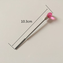 MAOHANG 1pcs Nail Art Stirring Rod Tool Gem Decorated Stirer For UV Gel and Acrylic Nail Stirring Rod 2024 - buy cheap