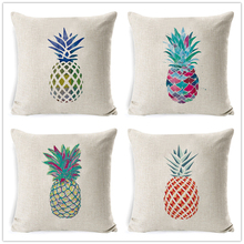 Pineapple Nordic Cushion Cover Tropic Pineapple Throw Pillow Cover Polyester Cushion Case Sofa Bed Decorative Pillow 2024 - buy cheap