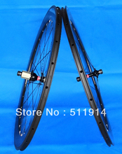 Full Carbon Road Bike Clincher Wheelset 700C - 60mm (F : 20H / R : 24H) - black 2024 - buy cheap