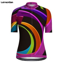 SPTGRVO Lairschdan-Camiseta de manga corta de ciclismo para mujer, Maillot de mujer Enduro, ropa de bicicleta de montaña y carretera, ropa de bicicleta de carreras, verano 2019 2024 - compra barato