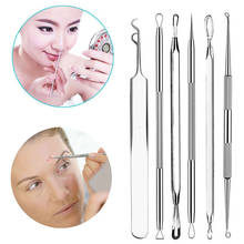 6Pcs Stainless Facial Acne Spot Pimple Remover Extractor Tool Comedone  F905 2024 - buy cheap