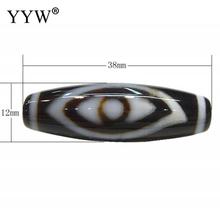 YYW-Cuentas de ágata tibetana Natural Dzi, amuleto de ojo de Fénix ovalado, cuentas naturales para collar, fabricación de joyas, cuentas tibetanas Ji 2024 - compra barato