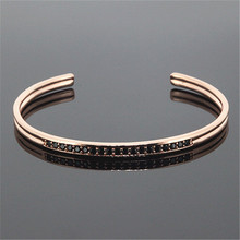 Pulseira anil arjanda de marca de luxo, pulseiras masculinas de ouro rosado, bracelete para homens e mulheres, joias, 1 peça 2024 - compre barato