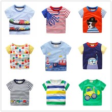 Boys Tops Summer 2018 Brand Children T shirts Boys Clothes Kids Tee Shirt Fille 100% Cotton Character Print Baby Boy Clothing 2024 - buy cheap