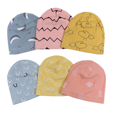 Baby Beanie Hat Cotton Stick Figure Printing Caps For Baby Boy Girl Infant Hat Spring Autumn Children's Hats Caps 2024 - buy cheap