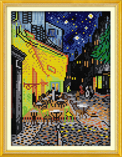 Van Gogh Coffee Shop Scenery Counted Cross-Stitching 11CT Printed 14CT Handmade Set Cross-stitch Kits Embroidery Needlework 2024 - buy cheap