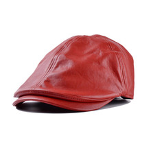 Viseira de couro ecológico unissex, chapéu vintage para homens e mulheres, proteção solar, bolinhas, protetor solar 2024 - compre barato
