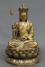 YM  322    20" Tibet Temple Pure Bronze Ksitigarbha Bodhisattva Hades Leader Buddha Statue 2024 - buy cheap