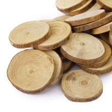 20pcs 4-5CM Wood Log Slices Discs DIY Crafts Wedding Centerpieces Nature Pine Wood Tree Rings Decoration Wooden Pile Ornaments 2024 - buy cheap