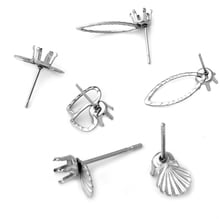 20pcs Stainless Stee Stud Earring For Jewelry Making DIY Accessories For Handmade Women Earrings Jewelry Findings 2024 - buy cheap