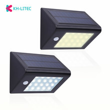 KHLITEC 20 LED Solar Power Street Light PIR Motion Sensor Lamps Garden Security Lamp Outdoor Street Waterproof Wall Light 2024 - buy cheap