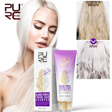 PURC 100ml Purple Shampoo For Blonde Hair Brassaway Revitalizing Shampoo Sulfate Free Color Treated Shampoo No Yellow Shampoo 2024 - buy cheap