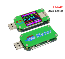 UM24C USB 2.0 Battery Charge Tester Color LCD Display Voltage Current Meter Voltmeter Ammeter Measure Battery 2024 - buy cheap