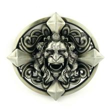 Gothic Metal 3D Lion Head Belt Buckle Western Cowboy Cool Novelty Retro Silver Rodeo 2024 - buy cheap