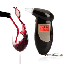 Alcoholímetro profesional Digital con pantalla LCD, probador de aliento de Alcohol, analizador, Detector con llavero XNC 2024 - compra barato