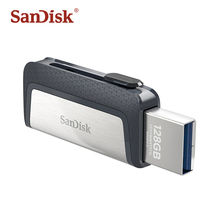Sandisk usb flash drive SDDDC2 Extreme Type-C 128GB 32GB Dual OTG cle usb 3.1 Memory Stick Type - C pendrive 64GB memoria usb 2024 - buy cheap