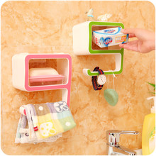 Debris Cosmetic Storage Shelves  Stationery Creative ABS Student Support Racks Kitchen Bathroom Sucker Hanging Soap Storage Box 2024 - buy cheap