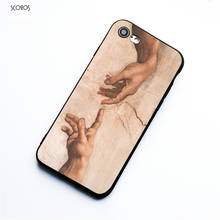 SCOZOS michelangelo buonarroti the creation of adam phone case soft Cover For Iphone X 5 5S Se 6 6S 7 8 6&6s Plus 7&8 Plus #ta 2024 - buy cheap