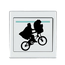 Personalized Stylish Bike Vinyl Light Switch Stickers Wall Decals Decoration 5WS0356 2024 - buy cheap