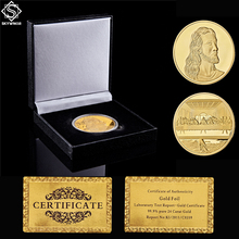 Italy Da Vinci Renaissance The Last Supper Euro Gold Coin W/ Black Luxury Coin Box 2024 - buy cheap