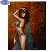 3d diy Diamond Painting Egypt girl  fantasy art women diamond Mosaic Full Square/round Drill Diamond Embroidery Rhinestone Decor 2024 - buy cheap