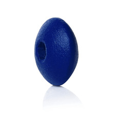 Doreenbeads espaçador de madeira contas redondas azul profundo diy fazendo jóias sobre 10.0mm (3/8 ") diâmetro, furo: aproximadamente 3.0mm, 150 peças 2017 novo 2024 - compre barato