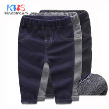 Kindstraum Super Warm Kids Winter Cotton Jeans Baby Boys Girls Casual Thick Denim Pants Toddler Children Quality Trouser, MC978 2024 - buy cheap