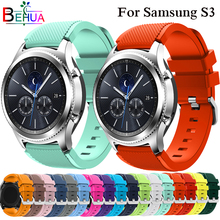 Watchbands 22mm Sport Silicone Strap Band For Samsung Gear S3 Classic Frontier Replacement Band For Huami Amazfit Stratos 2/2S 2024 - buy cheap