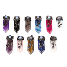 dankaishi Vintage Style Pendants Findings Jewelry Accessories Flower Pattern Swear Shape Pendants for Necklace Making 2024 - buy cheap