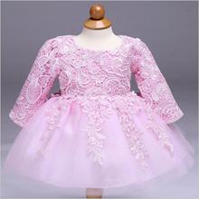 Dresses For Girls High Quality Children Dress Long Sleeve Kids Clothes Summer Dress Flower Girls Dresses For Party And Wedding 2024 - buy cheap