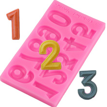 Numbers Silicone Mold 3D Fondant Molds Cakes Decorating Tools DIY Sugar Craft Chocolate Candy Gumpaste Kitchen Baking Moulds 2024 - buy cheap