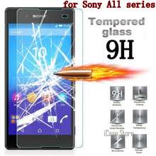 9 H 0,26 de templado de vidrio de película a prueba de explosiones Protector de pantalla para Sony Xperia E3 E4 E4G E5 M2 M4 M5 c3 C4 C5 T2 T3 + Kit de limpieza 2024 - compra barato