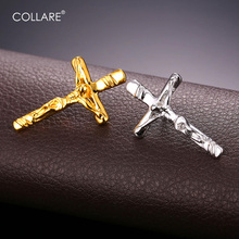 Collare Cross Brooches For Women Gold/Silver Color Men Jewelry Jesus Piece Brooches Pin Accessories Pins And Brooches B123 2024 - buy cheap