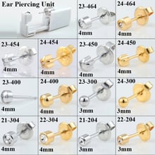 BOG-24Units Disposable Safe Sterile Unit Ear Stud Piercing Gun NO PAIN Piercer Tool Machine Kit  Stud Earring Body Jewelry 2024 - buy cheap